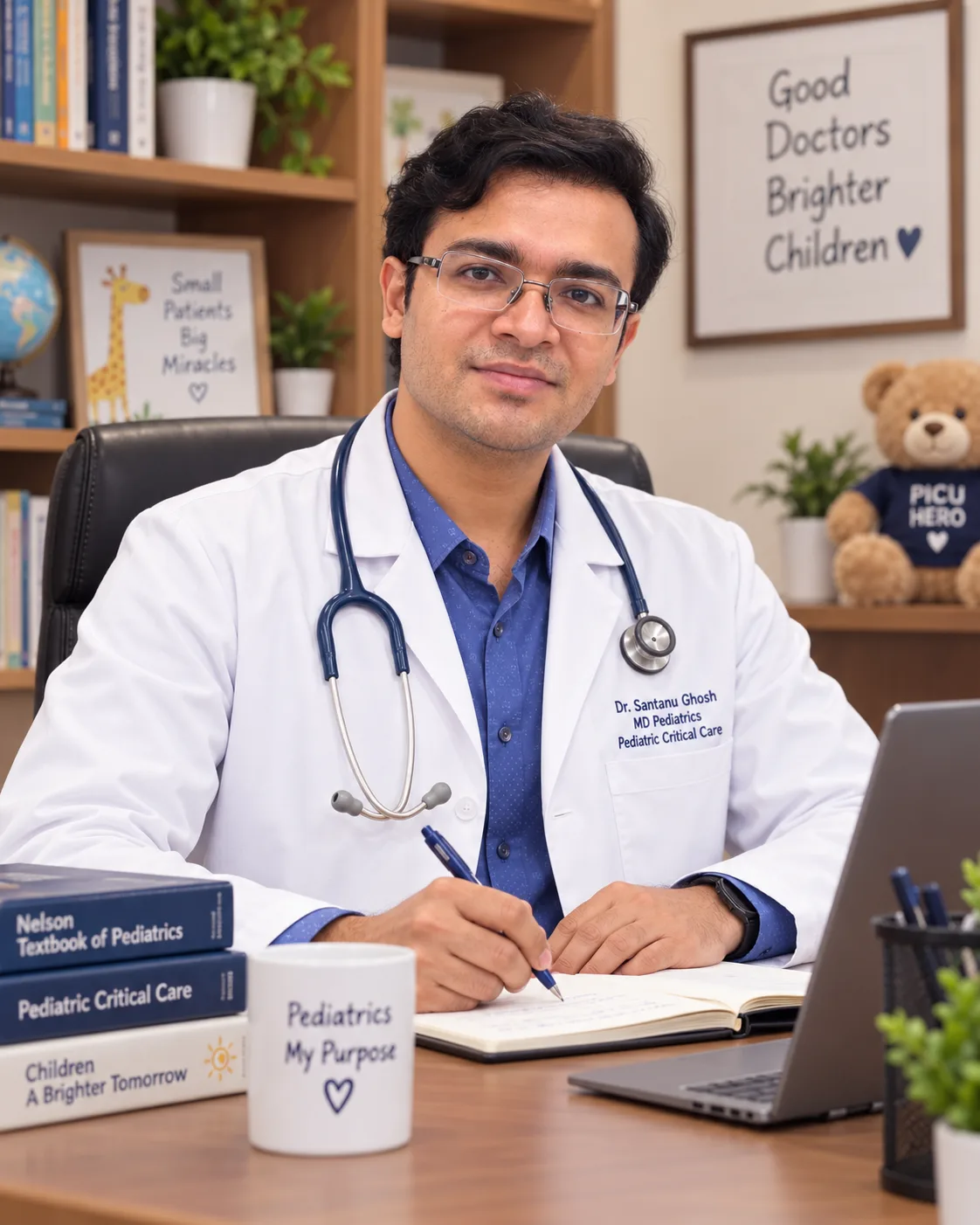 Dr Santanu Ghosh, paediatrician and paediatric critical care specialist